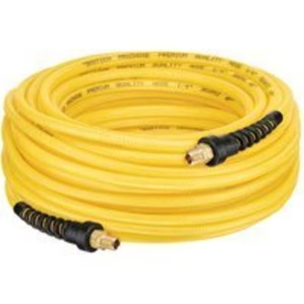 Bostitch PRO-14100 Premium Air Hose, 1/4 in OD, MNPT, Polyurethane, Yellow, Bostitch, Mfr#: PRO-14100
